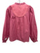The Shirt Rochelle Behrens Size S Pink Polyester Long Sleeve Textured Top Pink / S
