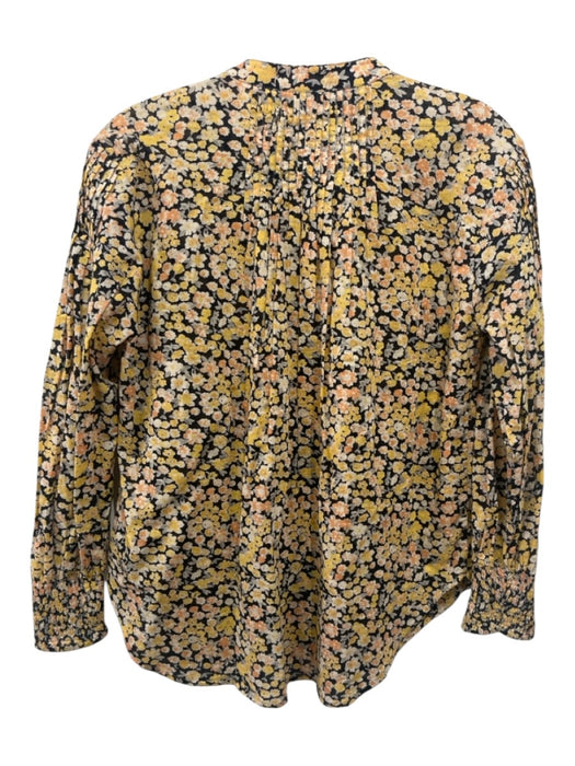 Apiece Apart Size XS Black, Yellow, Orange Organic Cotton Long Sleeve Top Black, Yellow, Orange / XS