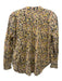 Apiece Apart Size XS Black, Yellow, Orange Organic Cotton Long Sleeve Top Black, Yellow, Orange / XS