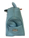 Celine Light Blue Pebble Leather Top Handles Silver Hardware Zip Top Hand Bag Light Blue / S