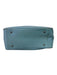 Celine Light Blue Pebble Leather Top Handles Silver Hardware Zip Top Hand Bag Light Blue / S