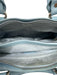 Celine Light Blue Pebble Leather Top Handles Silver Hardware Zip Top Hand Bag Light Blue / S