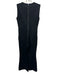 Spanx Size XS Black Rayon & Nylon Sleeveless V Neck Wide Leg Jumpsuit Black / XS