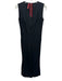 Spanx Size XS Black Rayon & Nylon Sleeveless V Neck Wide Leg Jumpsuit Black / XS