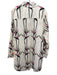 The Lulo Project Size L Beige, Pink, Green Cotton Long Sleeve Buttons Dress Beige, Pink, Green / L
