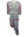 Hemant & Nandita Size XS Blue, Pink, Green Viscose Blend Long Sleeve Dress Blue, Pink, Green / XS