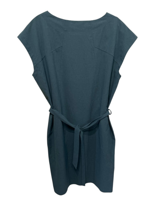 Arc'teryx Size XS Slate Blue Polyester Short Sleeve Waist tie Knee Length Dress Slate Blue / XS