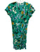 Veronica Beard Size 2 Green, Yellow & Multicolor Silk Blend Short Sleeve Dress Green, Yellow & Multicolor / 2