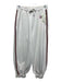 Gucci Size S White, Red & Green Cotton Blend Elastic & Drawstring Waist Pants White, Red & Green / S
