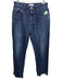 Moussy Size 28 Med Wash Cotton Denim High Rise Button Fly Whiskering Jeans Med Wash / 28