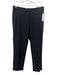 Brochu Walker Size S Black Polyester Blend Elastic Back Mid Rise Pockets Pants Black / S