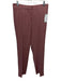 Max Mara Size 8 Rose Pink Wool Blend Mid Rise Heathered Pockets Straight Pants Rose Pink / 8