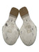 Cult Gaia Shoe Size 38 Cream & Brown Raffia Raffia Base Tortoise Buckle Sandals Cream & Brown / 38