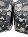 Giuseppe Zanotti Shoe Size 40 Black & Taupe Lace Leather Stiletto Peep Toe Pumps Black & Taupe / 40