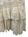 Love Shack Fancy Size 6 White Silk Sleeveless Eyelet Lace Ruffles Mini Dress White / 6