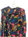 Farm Rio Size S Black, Beige, Multi Viscose Long Sleeve Abstract Print Dress Black, Beige, Multi / S
