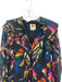 Farm Rio Size S Black, Beige, Multi Viscose Long Sleeve Abstract Print Dress Black, Beige, Multi / S
