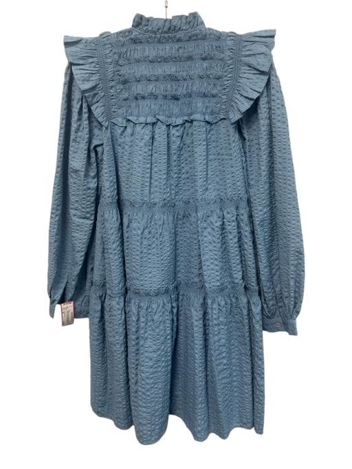 Sea New York Size XS Cornflower Blue Polyester & Cotton Long puff sleeve Dress Cornflower Blue / XS