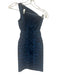 Herve Leger Size XS Navy Blue & Blue Rayon & Nylon Sleeveless Bandage Mini Dress Navy Blue & Blue / XS