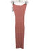 Saylor Size XS Orange, Pink, White Viscose & Spandex Strapless Knit Maxi Dress Orange, Pink, White / XS