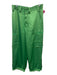 Y-3 Size S Green Triacetate Blend Satin Cargo Zip Pocket Jogger Pants Green / S