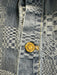 Louis Vuitton Size 38 Med Light Wash Cotton Denim puckered Checkerboard Top Med Light Wash / 38