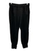 Zero + Maria Cornejo Size 2 Black Viscose Blend Elastic Waist Jogger Pants Black / 2