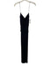 Cult Gaia Size XS Navy Blue Viscose Blend Spaghetti Strap Ribbed Knit Dress Navy Blue / XS