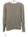 A Piece Apart Size Small Cream White Cotton Long Sleeve Puff Sleeve Sweater Cream White / Small