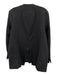 Spanx Size Large Navy Blue Rayon Blend Long Sleeve One Button Welt Pocket Jacket Navy Blue / Large
