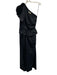 Ulla Johnson Size 2 Midnight blue Cotton One Shoulder Ruffle Pockets Jumpsuit Midnight blue / 2