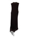 Jonathan Simkhai Size XS Purple Brown Sleeveless Open Knit Fringe Dress Purple Brown / XS