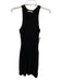 Reformation Size XS Black Tencel Blend Sleeveless Ribbed Dress Black / XS