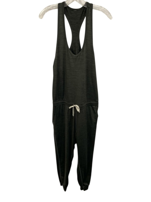 Vuori Size Est Small Green Gray Sleeveless Heathered Racerback Jogger Jumpsuit Green Gray / Est Small