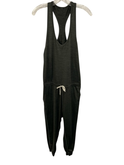 Vuori Size Est Small Green Gray Sleeveless Heathered Racerback Jogger Jumpsuit Green Gray / Est Small