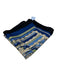 Marisol Deluna Blue, Green, White Silk Rolled Hem Floral Rectangle scarf Blue, Green, White / One Size