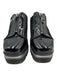 Marco Moreo Shoe Size 36 Black & Gunmetal Leather Upper Patent Leather Loafers Black & Gunmetal / 36
