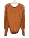 Jonathan Simkhai Size S Orange Cotton & Nylon Knit Long Sleeve Buttons Sweater Orange / S