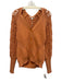 Jonathan Simkhai Size S Orange Cotton & Nylon Knit Long Sleeve Buttons Sweater Orange / S