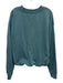 Alexander Wang .T Blue Green Long Sleeve High Neck Scrunched waist Sweater Blue Green