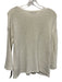 Ann Mashburn Size S White Cotton Blend Long Sleeve Knit Sweater White / S