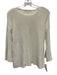 Ann Mashburn Size S White Cotton Blend Long Sleeve Knit Sweater White / S