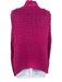 Valentino Size S/M Purple Wool Long Sleeve Knit Mock Neck Thick Sweater Purple / S/M