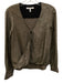 Derek Lam 10 Crosby Size 4 Gold Viscose Blend Long Sleeve Metalic Threading Top Gold / 4