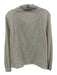 XiRENA Size M White Cotton Long Sleeve High Neck Drawstring Seersucker Top White / M