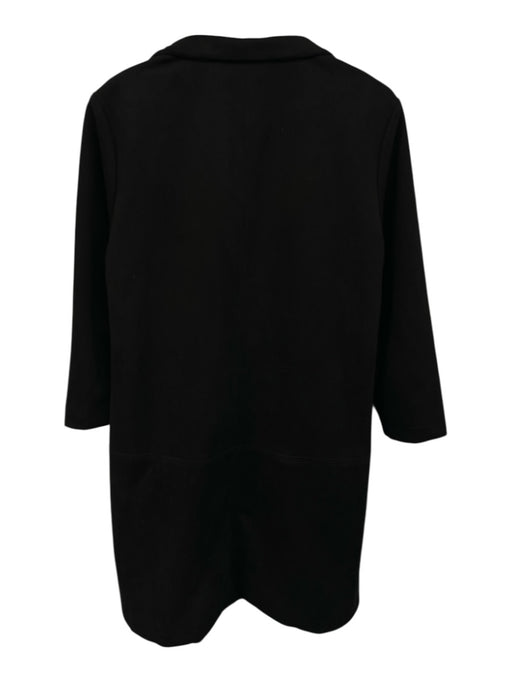 Tuckernuck Size L Black Polyester Blend Long Sleeve Paneled Mock Neck Dress Black / L