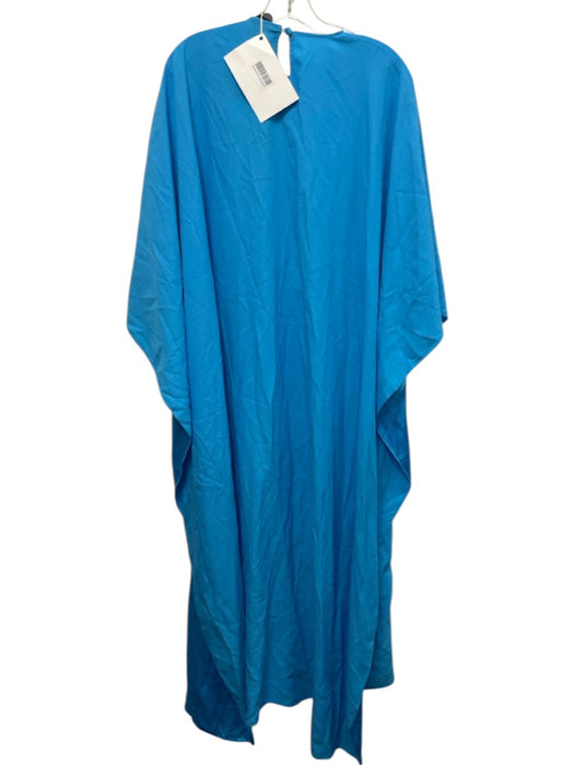 Taller Marmo Size S Turquiose Acetate Cape Side Slit Keyhole Back Keyhole Gown Turquiose / S