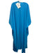 Taller Marmo Size S Turquiose Acetate Cape Side Slit Keyhole Back Keyhole Gown Turquiose / S