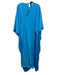 Taller Marmo Size S Turquiose Acetate Cape Side Slit Keyhole Back Keyhole Gown Turquiose / S