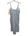 Derek Lam 10 Crosby Size 2 Light blue & white Cotton Sleeveless Midi Dress Light blue & white / 2